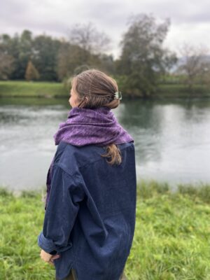Lavendel Yak Wool Shawl
