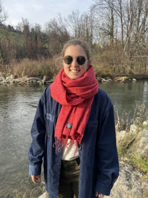 Strawberry Yak Wool Shawl